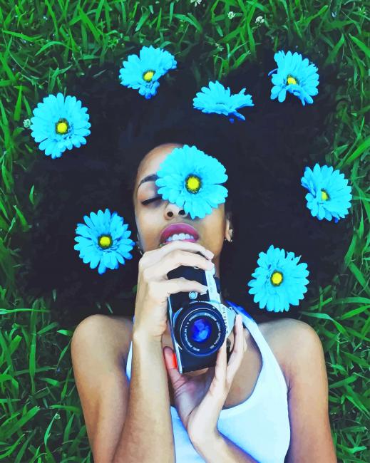 Blue Flowers On Girl Photography – Paint By Numbers - 40*50CM, 501 Original
Blue Flowers On Girl Photography – Paint By Numbers - 40*50CM, 501 Original