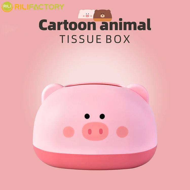 Cartoon Animal Tissue Box Rilifactory