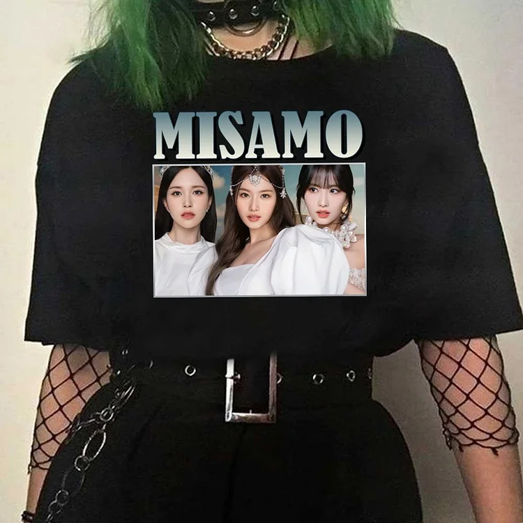 TWICE MISAMO Album Masterpiece Graphic Crop T-shirt
