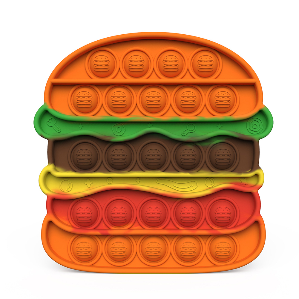 Silicone Push Bubble Hamburger Autism Toy Children Early Educational Tool, 501 Original
Silicone Push Bubble Hamburger Autism Toy Children Early Educational Tool, 501 Original