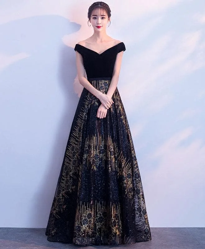 Unique V Neck Long Prom Dress, Evening Dress