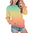 Women Casual Leopard Print Sweatshirt Crew Neck Long Sleeve Top Pullover Loose Trendy Clothes Autumn Winter 2025 Tops Hoodies