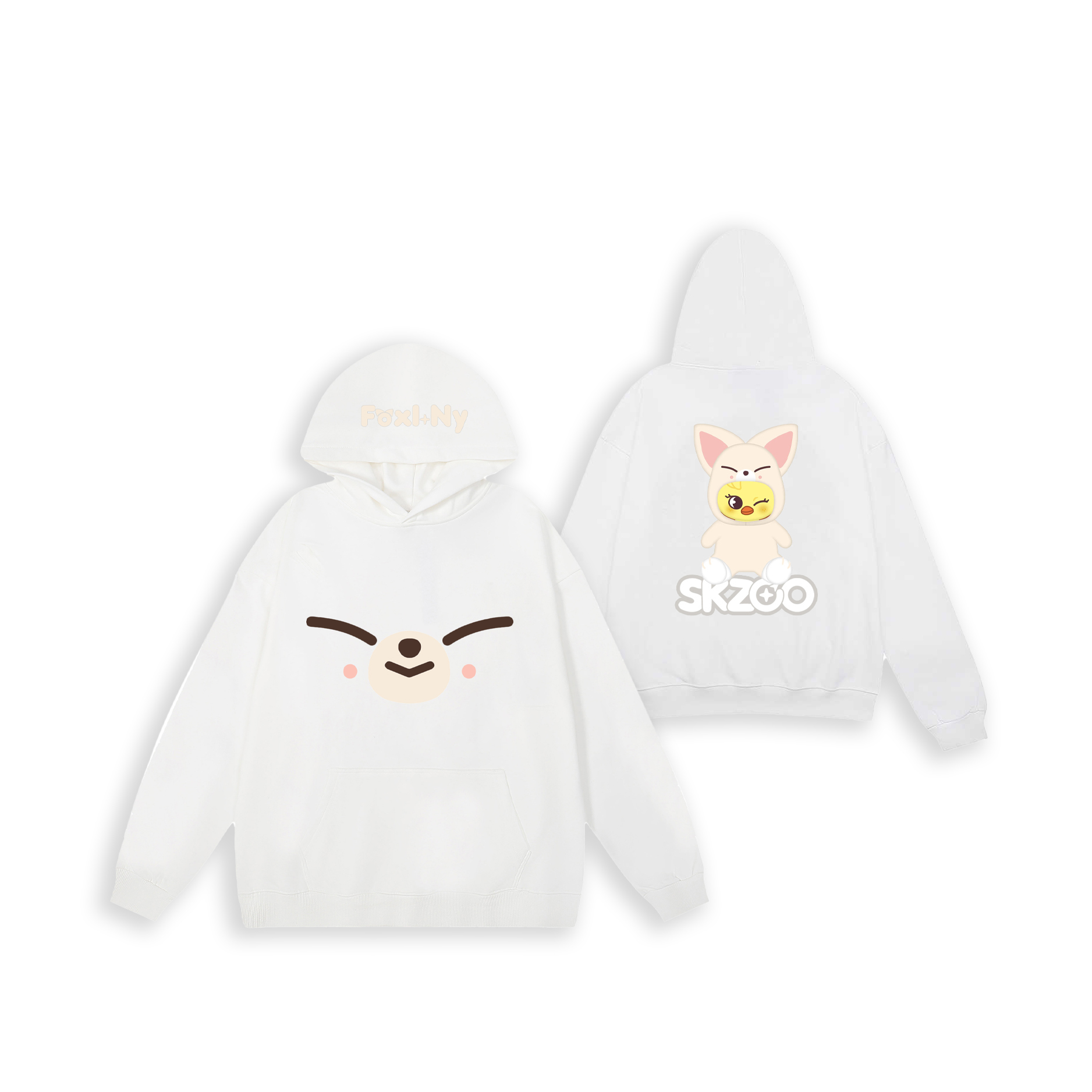 Stray Kids Merch SKZOO FoxI.Ny Hoodie | SKZ Logo Straykids