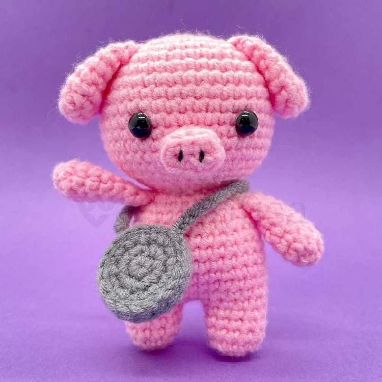 Pink Pig - Crochet Kit veirousa