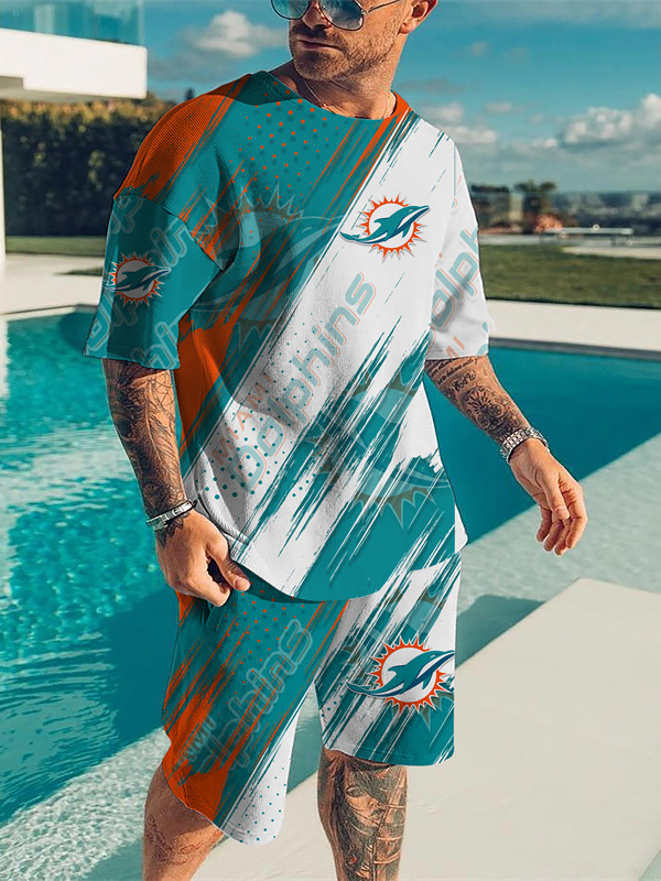 Miami Dolphins Limited Edition Top And Shorts Two-Piece Suits in