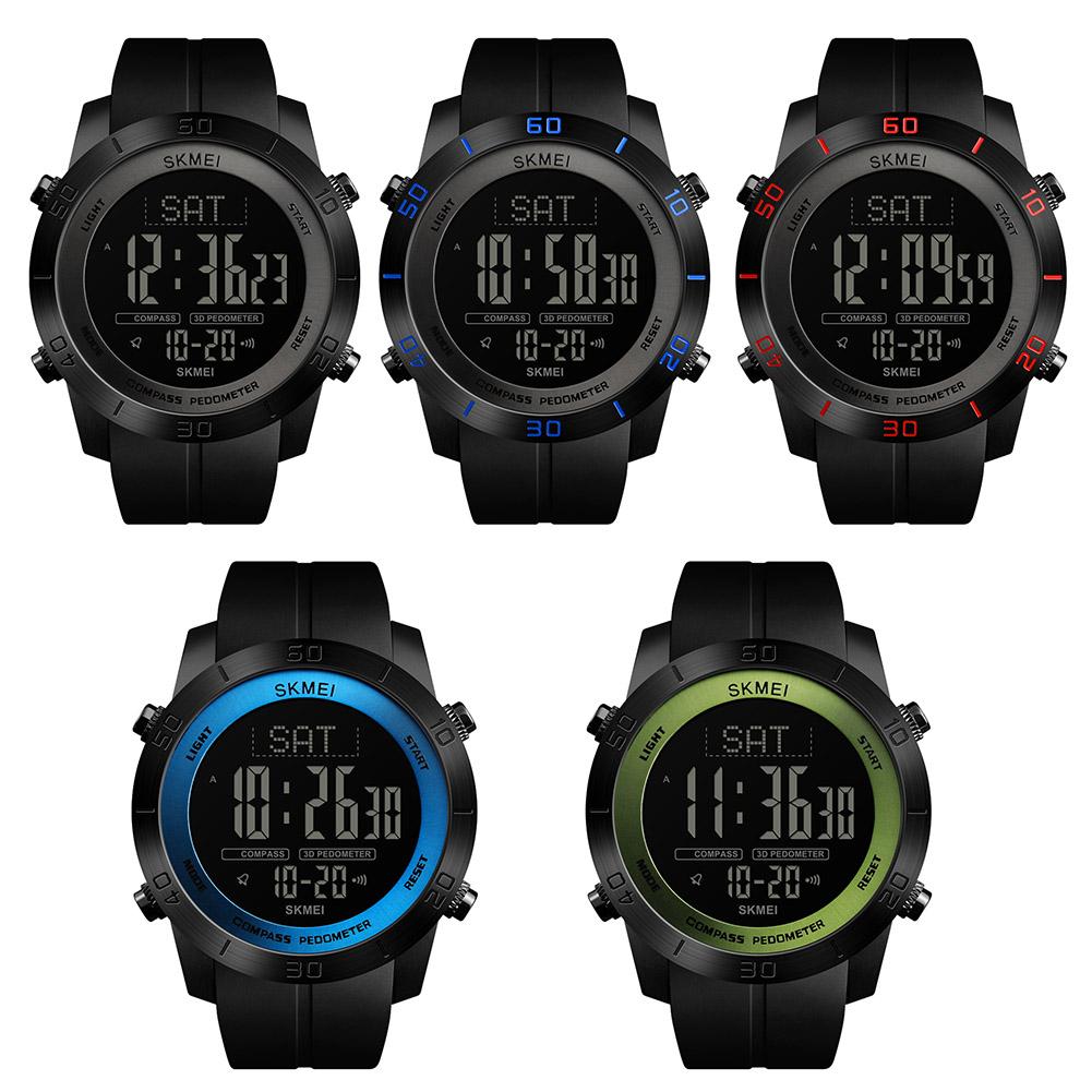SKMEI Men Sports Digital Calorie Steps Mileage Waterproof Electronic Watch, Green-faced black, 501 Original
SKMEI Men Sports Digital Calorie Steps Mileage Waterproof Electronic Watch, Green-faced black, 501 Original