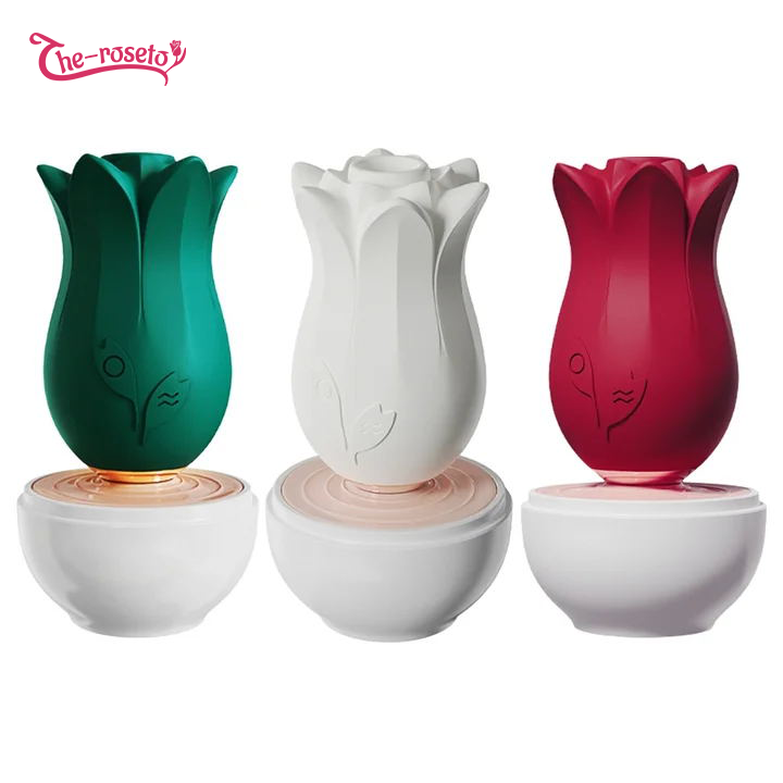 Rechargeable 4 Modes Rose Stimulator