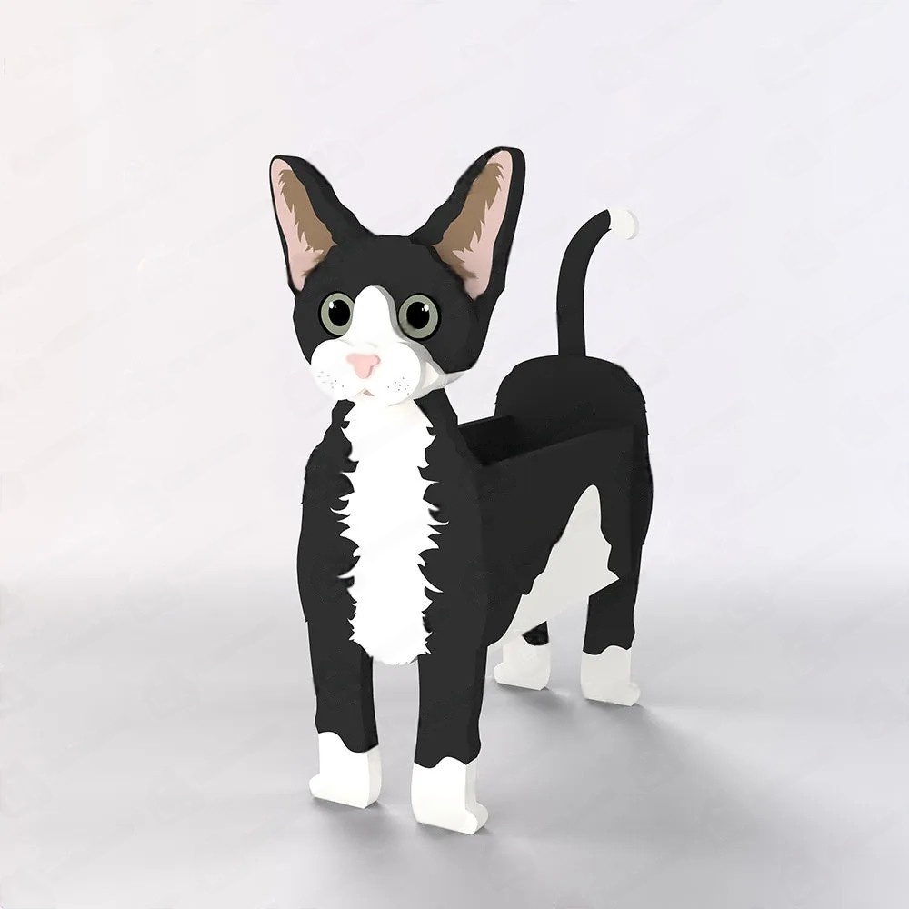 German Cat Planter