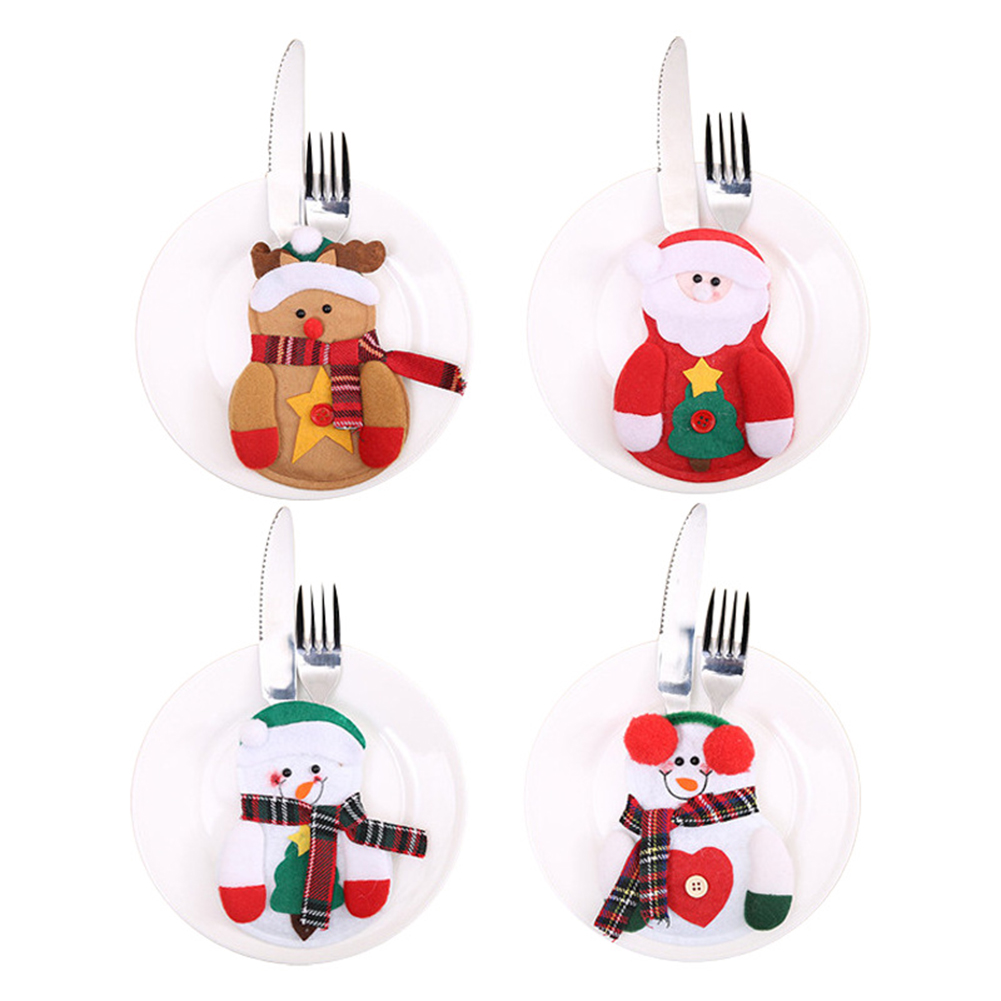 Christmas Knife and Fork Bag Set Kitchen Cutlery Tableware Holders Pockets, 501 Original
Christmas Knife and Fork Bag Set Kitchen Cutlery Tableware Holders Pockets, 501 Original