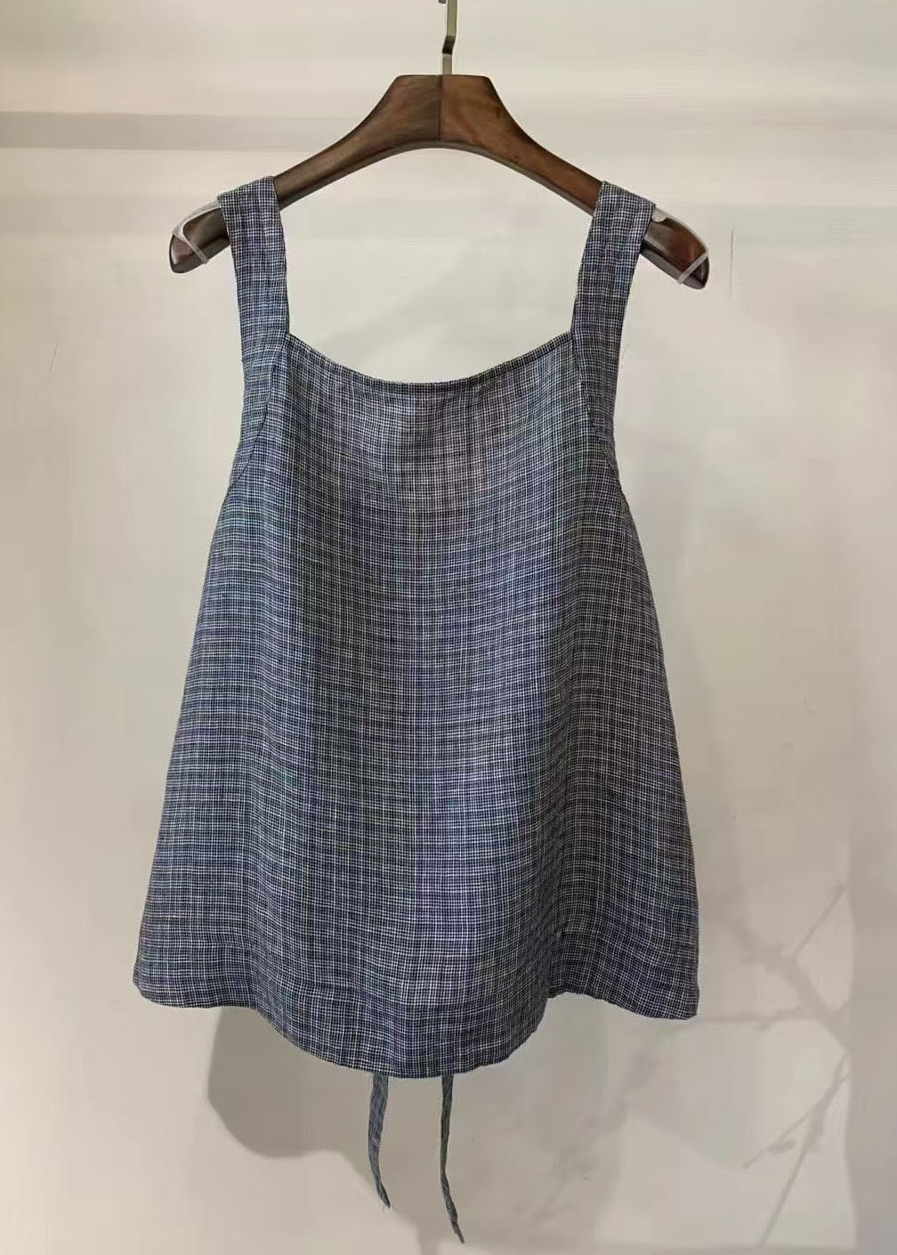 Cotton & Linen Tie-Back Vest