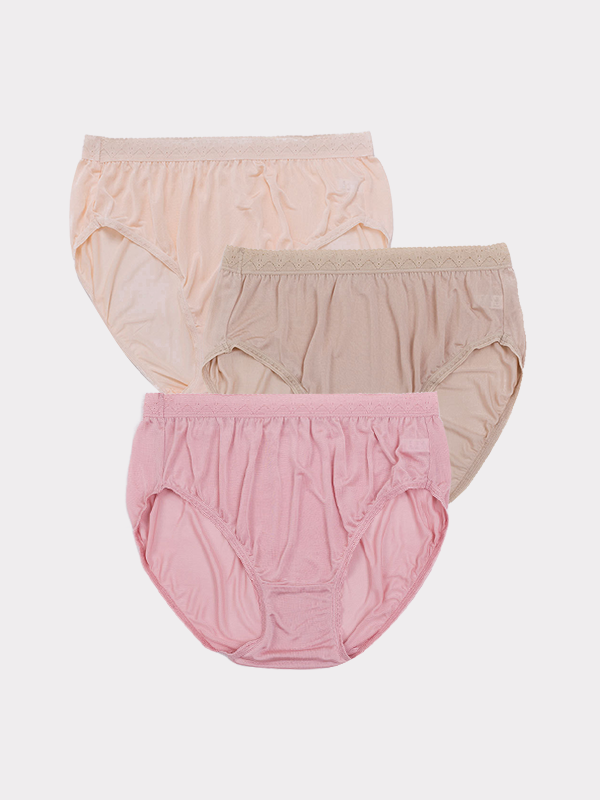 Women Underwear Plus Size Silk Panties