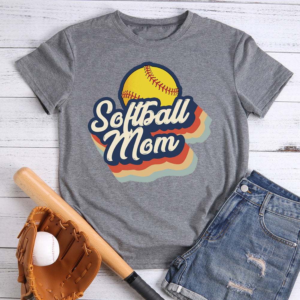Softball mom T-Shirt Tee -00446-Guru-buzz