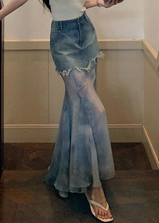 Basic Blue Skirt-Waist 28 to 30
