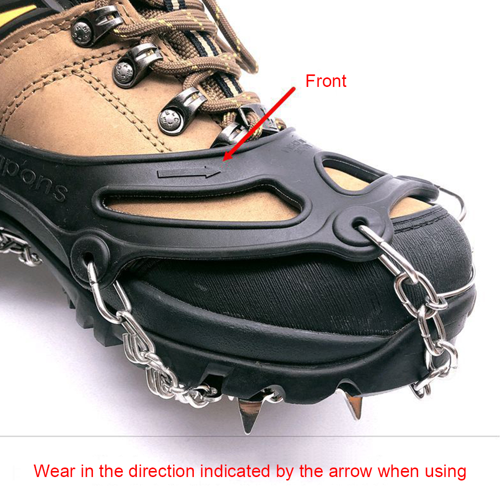 2pcs 19 Teeth Stainless Steel Ice Claw Anti-Skid Shoes Crampons Ice Gripper, 501 Original
2pcs 19 Teeth Stainless Steel Ice Claw Anti-Skid Shoes Crampons Ice Gripper, 501 Original