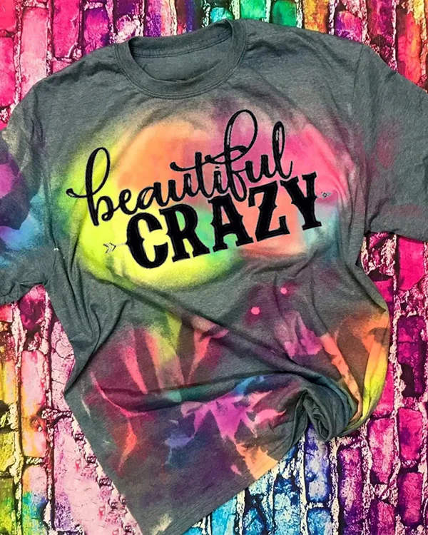 Beautiful Crazy Bleached T-Shirt