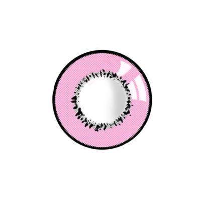 Princess Pop Up Pink Contact Lenses BE823