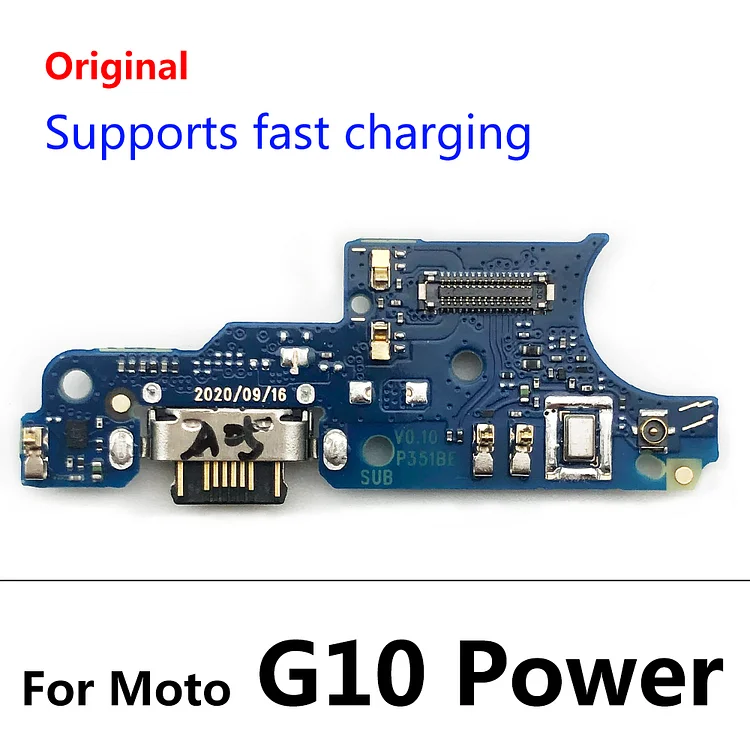Original Charger Board Flex For Moto G30 G10 G20 G71 G60s G22 G51 G31 G41 G50 5G G72 USB Port Connector Dock Charging Flex Cable