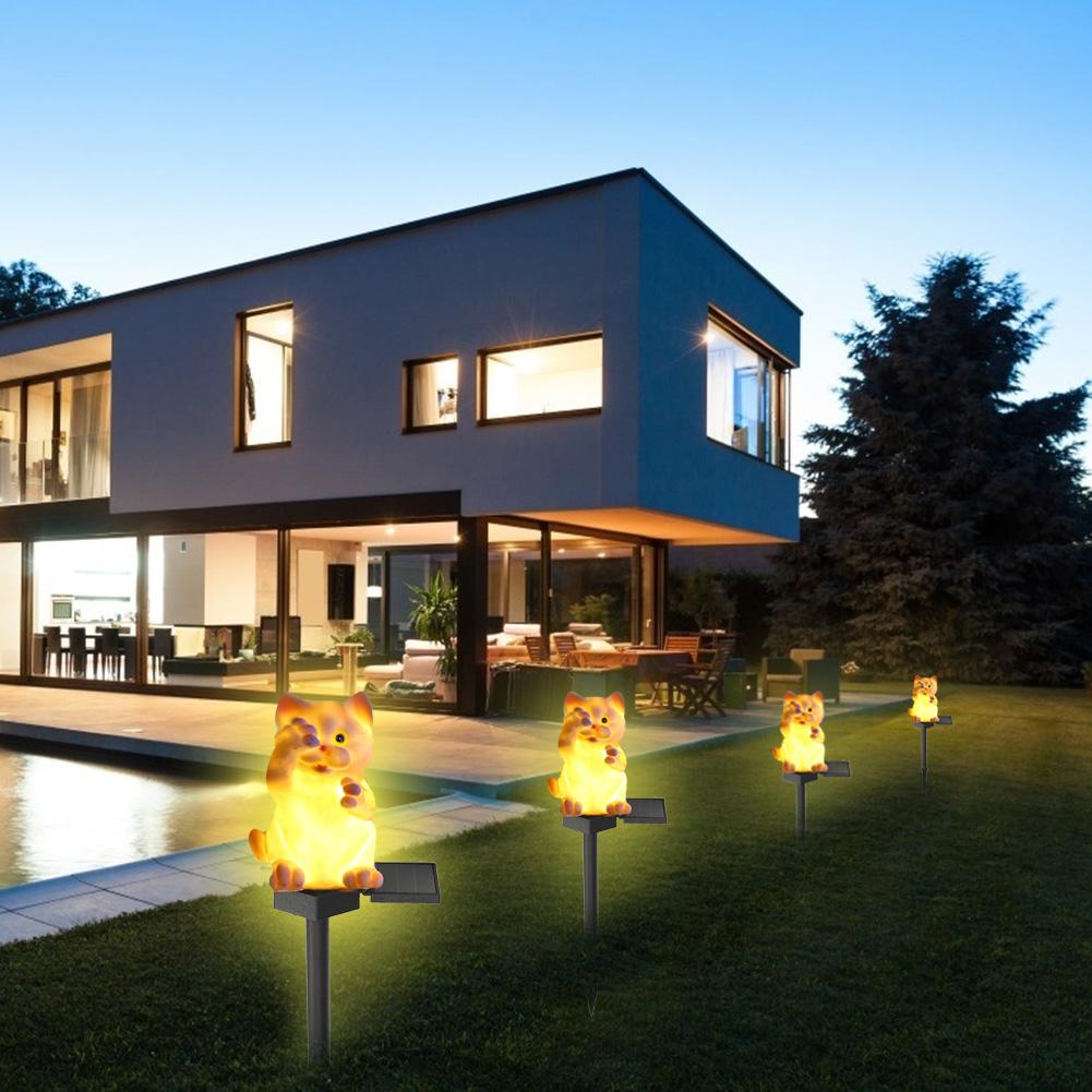 Solar Power LED Cat Lawn Light Outdoor Waterproof Garden Landscape Lamp, Grey, 501 Original
Solar Power LED Cat Lawn Light Outdoor Waterproof Garden Landscape Lamp, Grey, 501 Original
