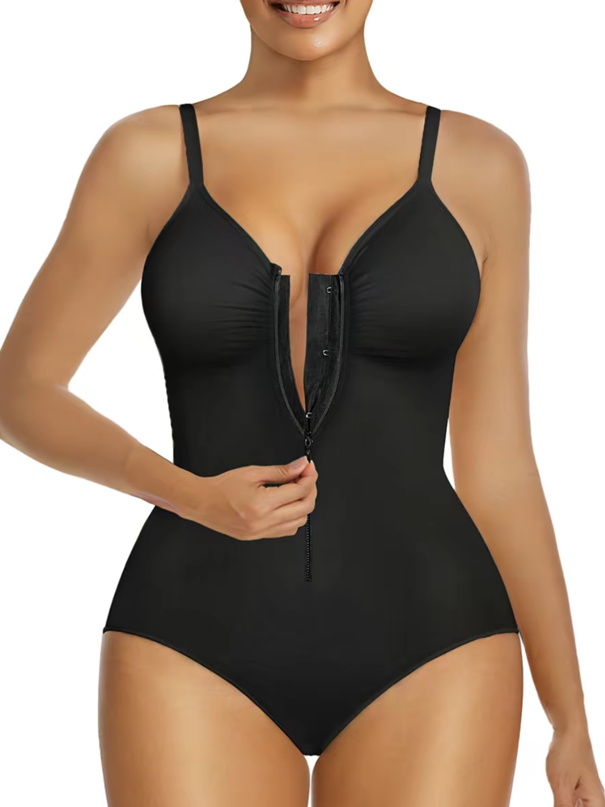 Women's Comfortable Zipper Tight Tummy Control Triangle Body Shaper