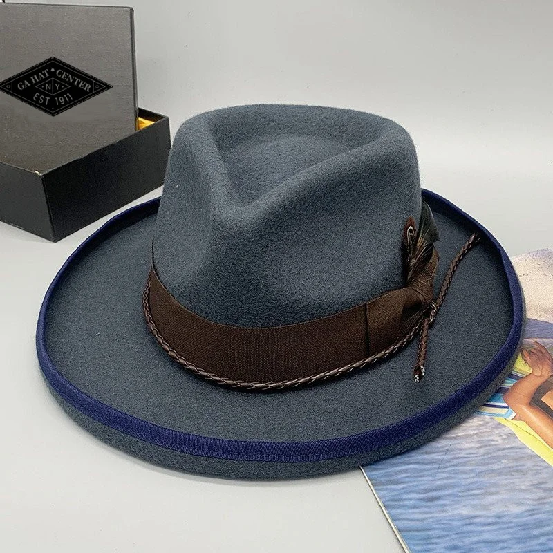 Men's Fedora Hat by Gabraha