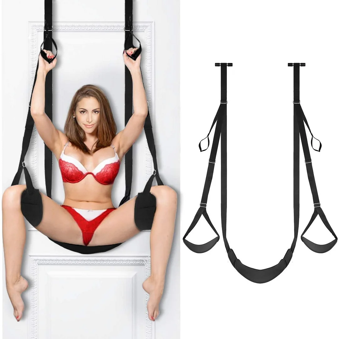 Door-style Sex Swing With Seat - Rose Toy