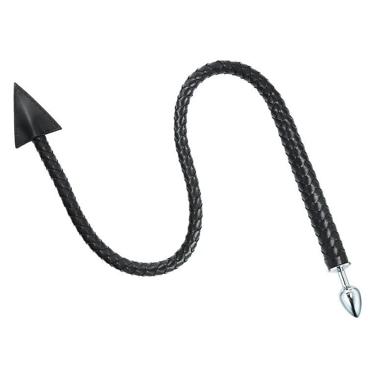 Black Fun Products Triangular Leather Whip Toy