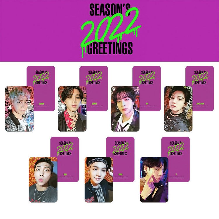 BTS 2022 SEASON'S GREETINGS Lomo Card