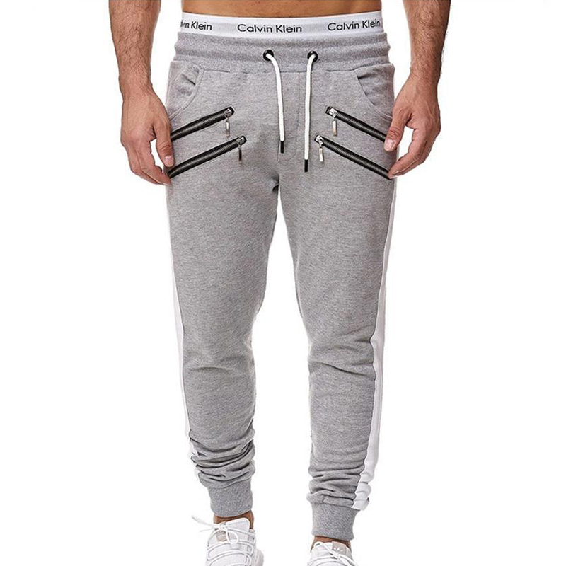 Livereid Men's Pocket Zipper Comfortable Sports Casual Pants - Livereid