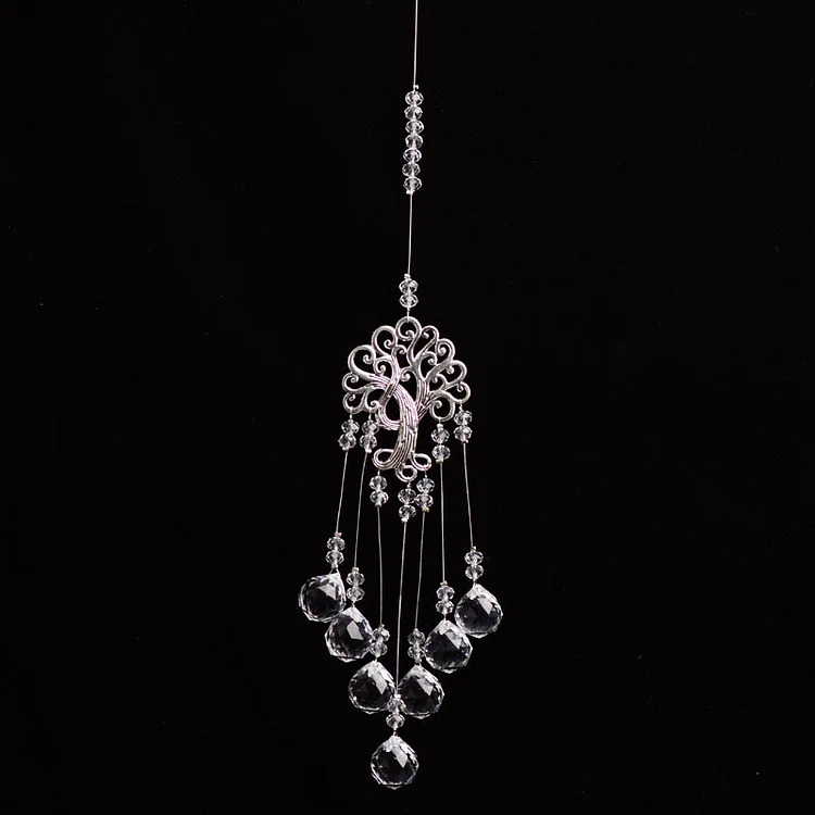 Suncatcher with Life Tree Decor Crystal Haning Ornament Bulk Crystal