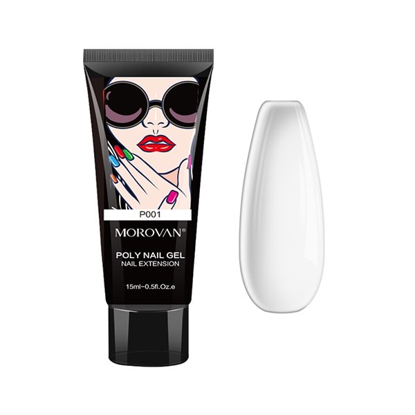Morovan Clear Poly Nail Gel P001