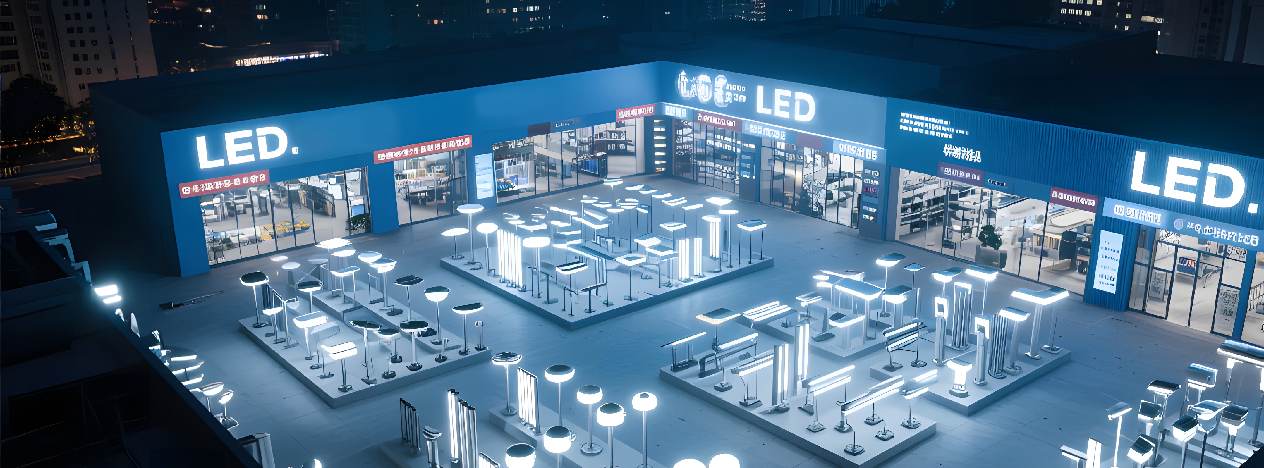 LED lamp city