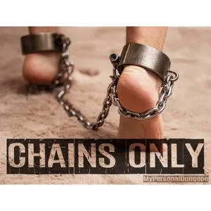 pornhint Pornhint Order upgrade: Slave punishment chains for ankle shackles - shackles sold separately! Metal bondage, steel restraints, forced tiptoes