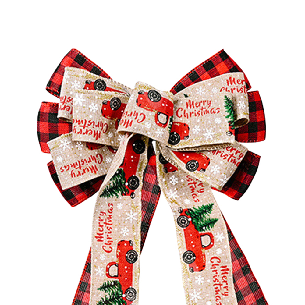 Plaid Bowknot Christmas Tree Top Decorations for Home Xmas Ornaments Gifts, 501 Original
Plaid Bowknot Christmas Tree Top Decorations for Home Xmas Ornaments Gifts, 501 Original