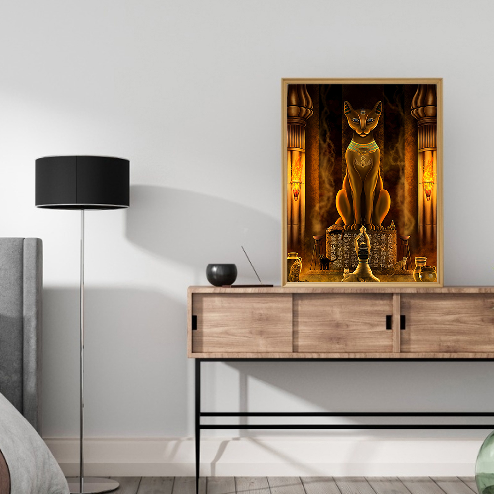 (Multi-Size) Egyptian Noble Cat - Round/Square Drill Diamond Painting - 30*40CM, Round diamond 40*50cm, 501 Original
(Multi-Size) Egyptian Noble Cat - Round/Square Drill Diamond Painting - 30*40CM, Round diamond 40*50cm, 501 Original