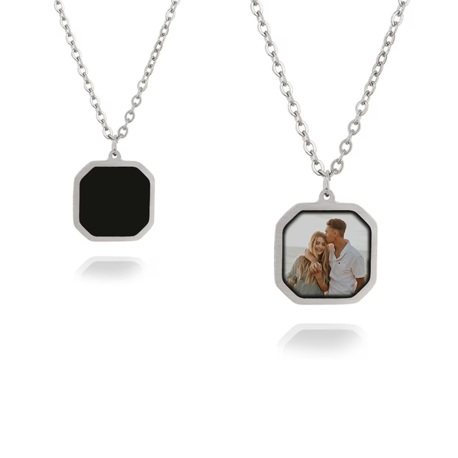 Personalized Magic Necklace With Hidden Picture