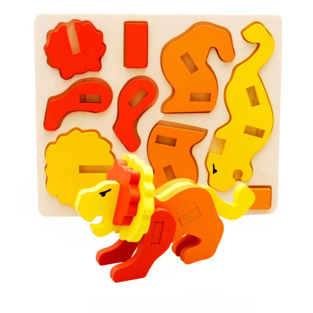 Puzzles D En Bois Lion Jouets Pour Enfants Puzzle