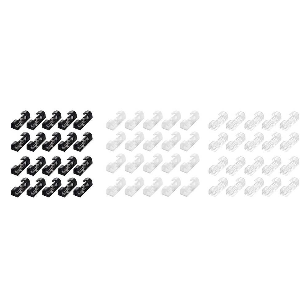 20pcs Self-Adhesive Cable Clips Drop Wire Holder Cord Management Organizer, White, 501 Original
20pcs Self-Adhesive Cable Clips Drop Wire Holder Cord Management Organizer, White, 501 Original