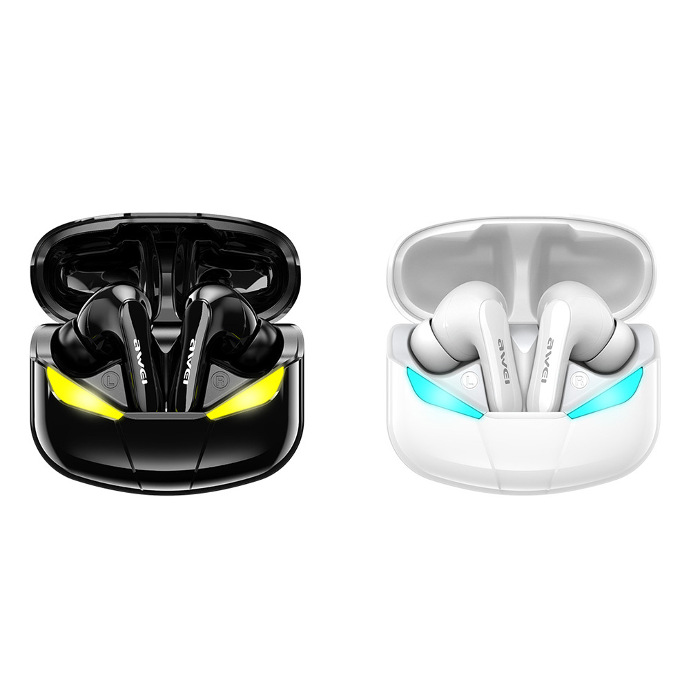 AWEI T35 Active Noise Cancelling Bluetooth In Ear Gaming Earbuds with Mic, White, 501 Original
AWEI T35 Active Noise Cancelling Bluetooth In Ear Gaming Earbuds with Mic, White, 501 Original