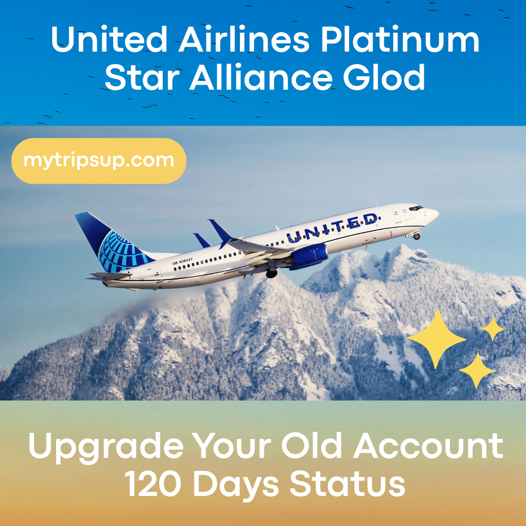 mytripsup Instant Upgrade: United Airlines Platinum Status Valid 120 Days