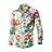 Cricshere mens smart casual 2025 Fashion Spring Summer Flower Printed Retro Shirts Mens Hawaiian Shirts Casual Fashion Summer Male Beach Holiday Shirts