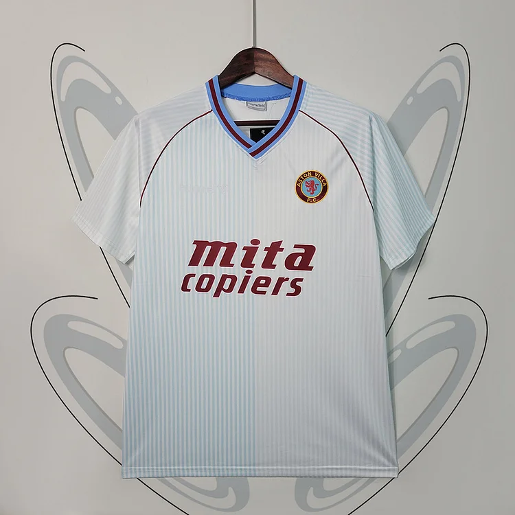 Retro 1988 Aston Villa away size：   Football jersey retro