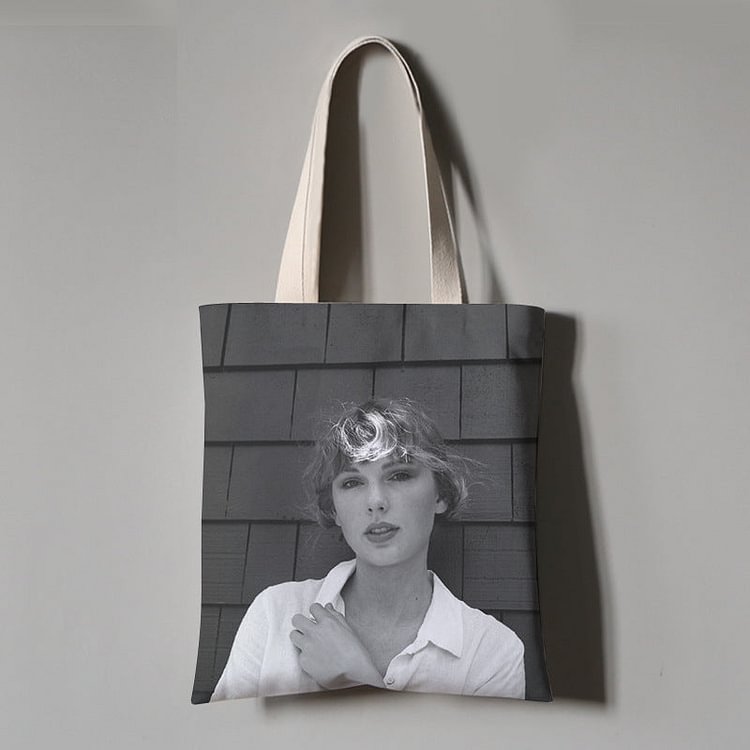 Taylor Swift Print canvas tote bag