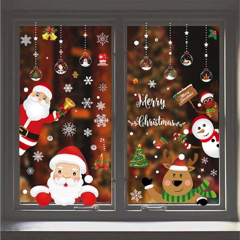 Christmas Decorations Double-sided Window Glass Stickers Decals, 501 Original
Christmas Decorations Double-sided Window Glass Stickers Decals, 501 Original