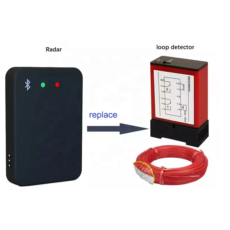 Hot Sale Sensor Gate Antis Mashing Vehicle Exit Boom Barrier Vehicle Parking Radar Traffic Wireless Vehicle Loop Detector Sensor