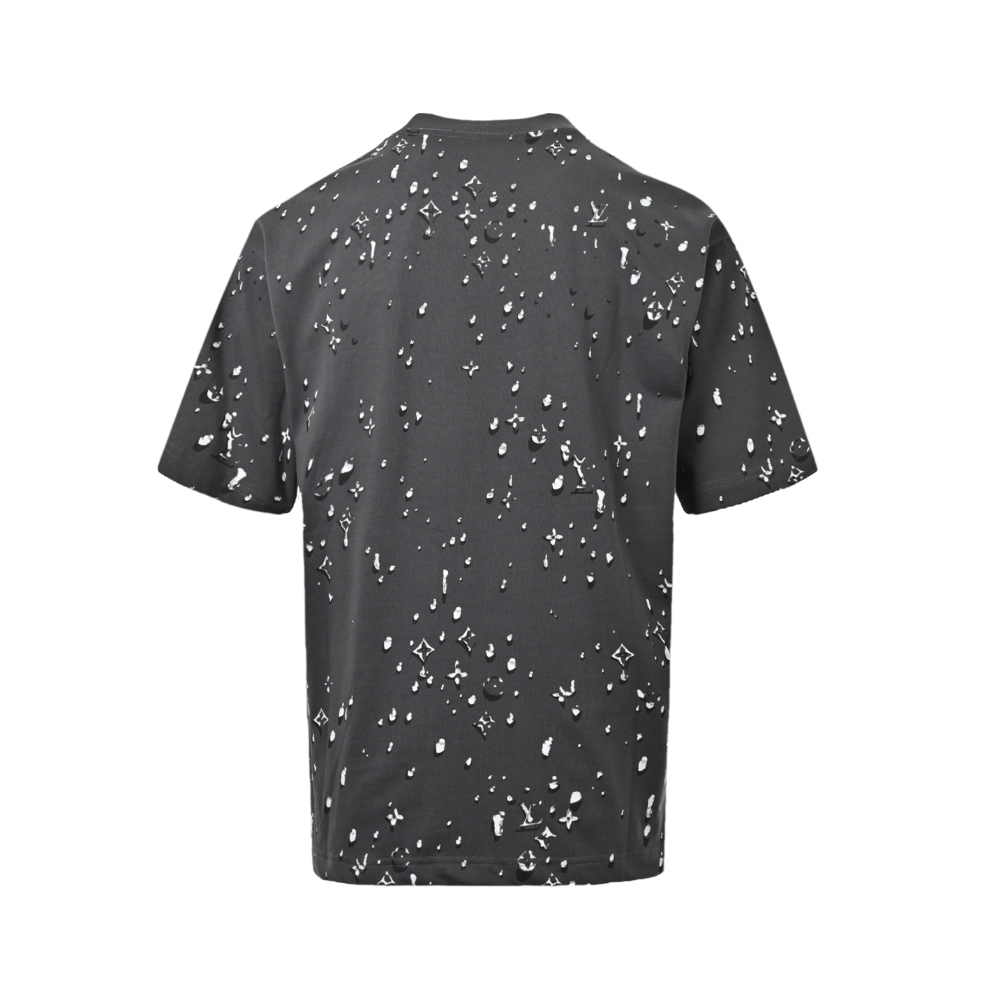 Back view of splatter print design
