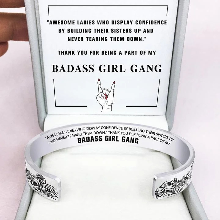 Badass Girl Gang Wave Cuff Bracelet