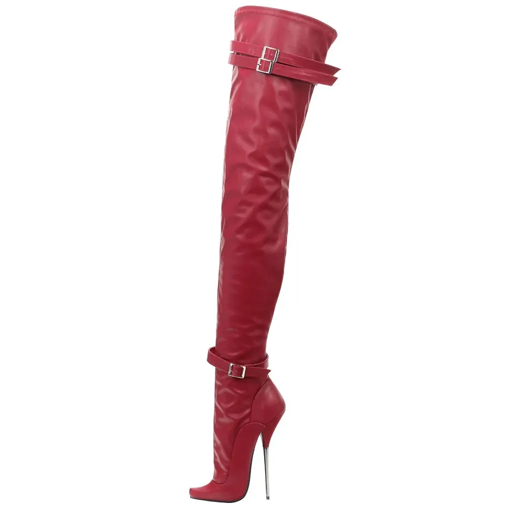 VCSHOES Women's Boots Pointed Toe Party Boots Stiletto Heel SM Over-the-knee Boots US Size 6-14 No.230N-10