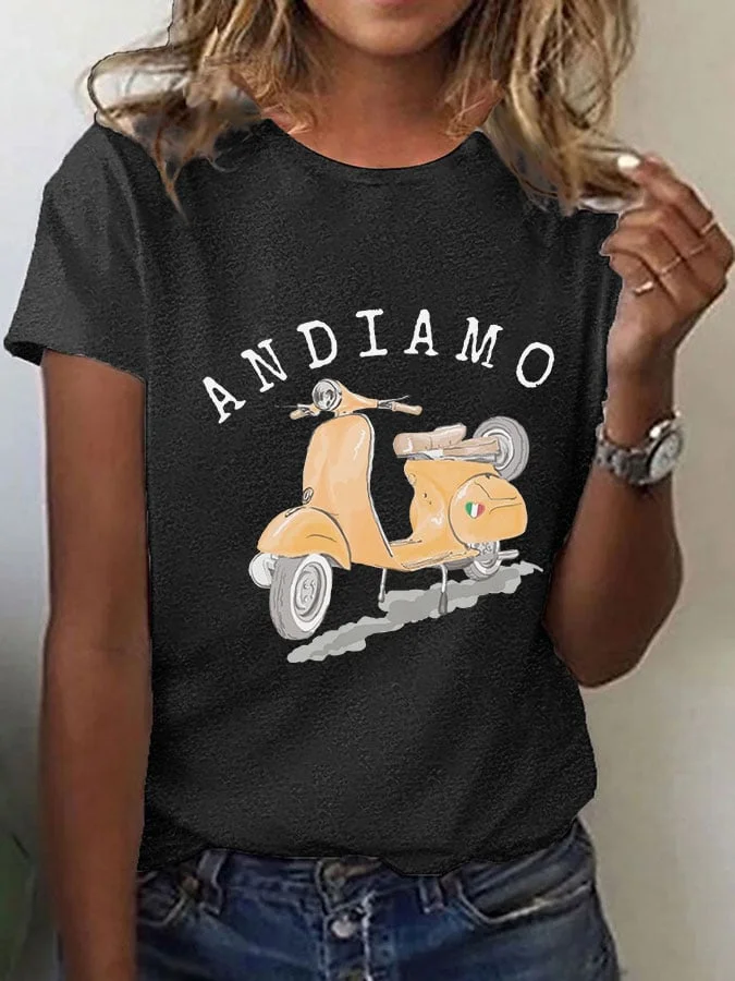 Women's Andiamo Italia travel T-Shirt socialshop