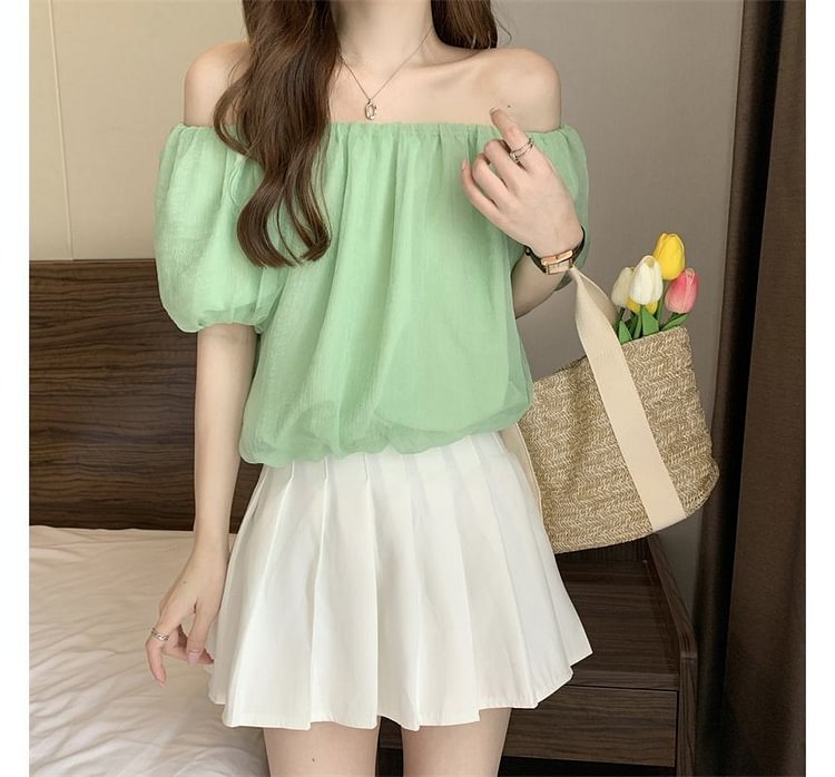 Off-Shoulder Blouse YP3856