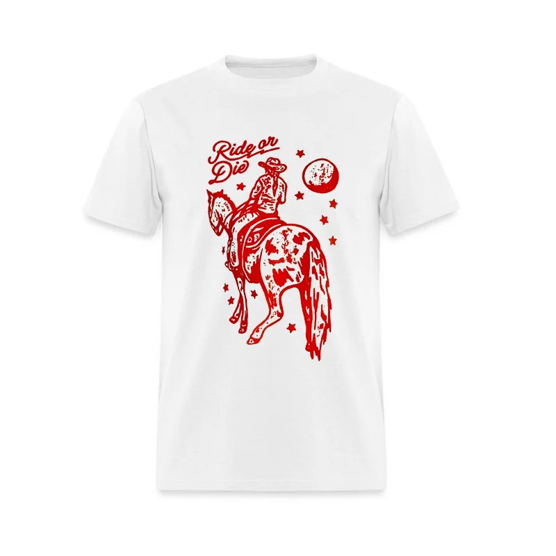 Ride Or Die Printed Men's T-shirt - Devcarry